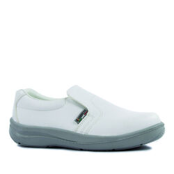 Mocassins de s&eacute;curit&eacute; femme STELLA S2 SRA BLANC Beychac-Et-Caillau