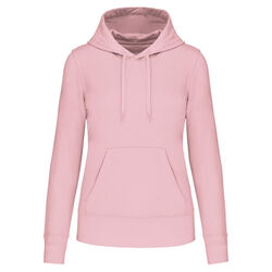 Sweat-shirt &agrave; capuche K4028 PALE PINK Beychac-Et-Caillau