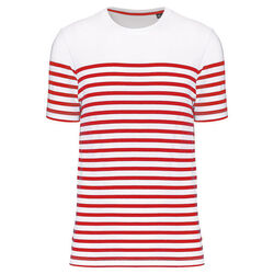 T-shirt Marini&egrave;re bio K3033 NAVY/WHITE STRIPES Beychac-Et-Caillau
