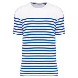 T-shirt Marini&egrave;re bio K3033 NAVY/WHITE STRIPES Beychac-Et-Caillau