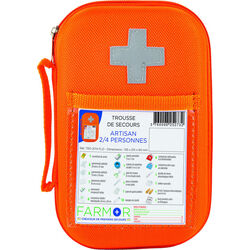 Trousse secours fluo ARTISAN 2/4 PERSONNES Beychac-Et-Caillau