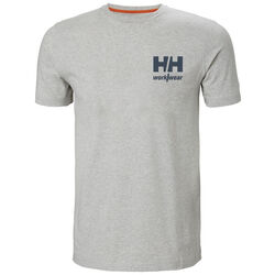 T-shirt logo 79261 M LIGHT GREY Beychac-Et-Caillau