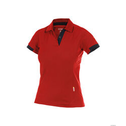 Polo femme TRAXION 710034 ROUGE/NOIR Beychac-Et-Caillau